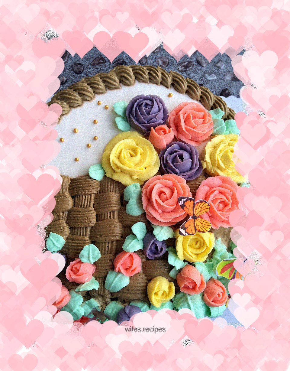 Flower Basket Cake