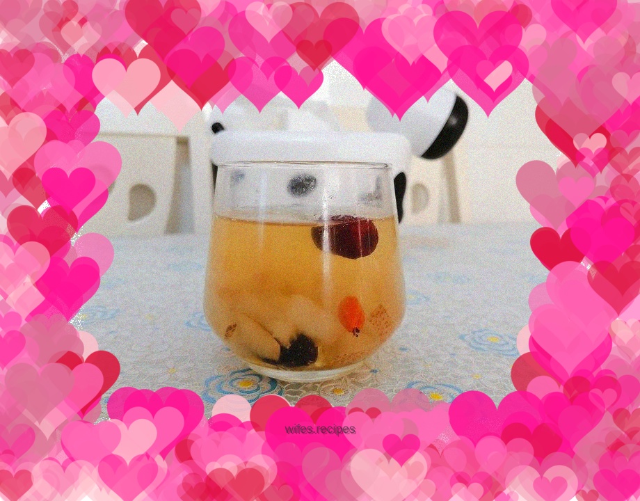 Snow pear and red date drink