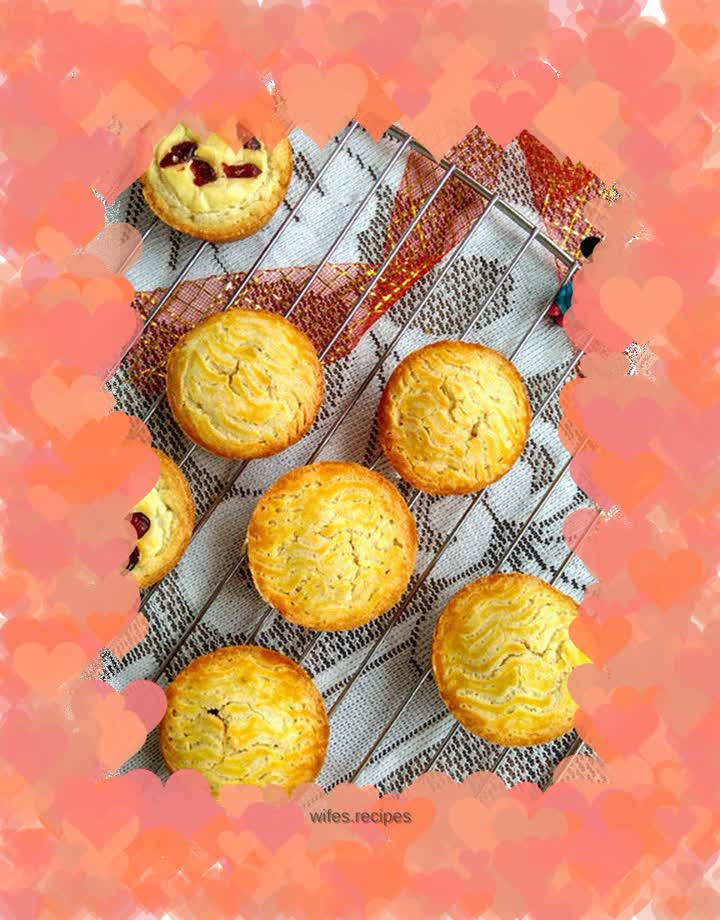 French Cranberry Cheese Mooncake