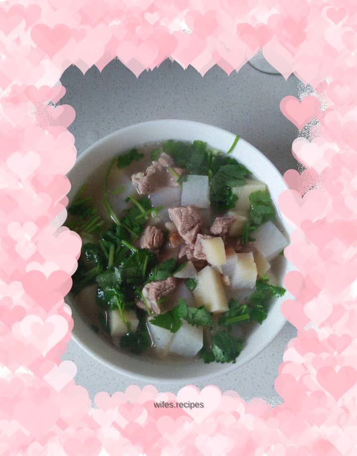 Mutton, Wild Rice, Stewed Carrots