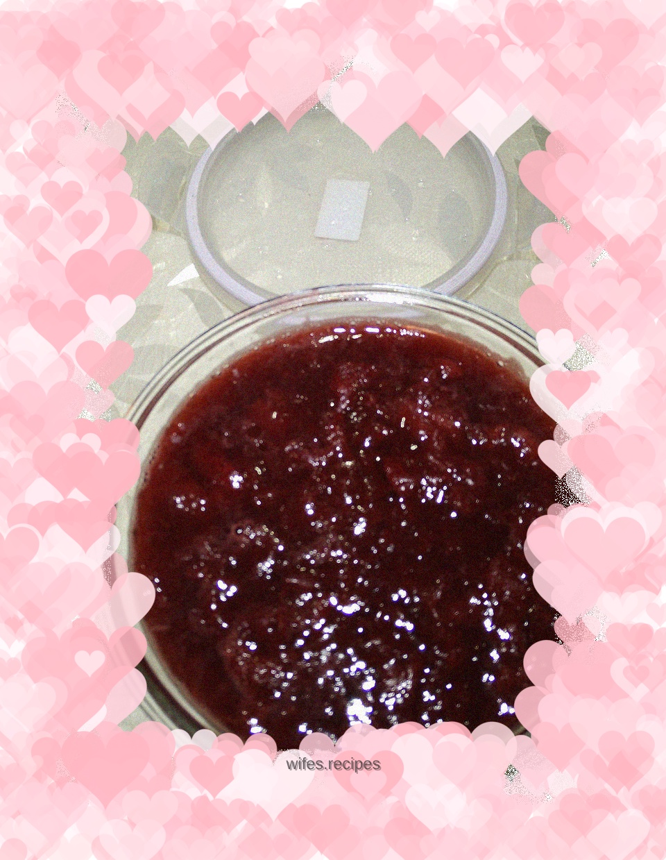 Homemade strawberry jam
