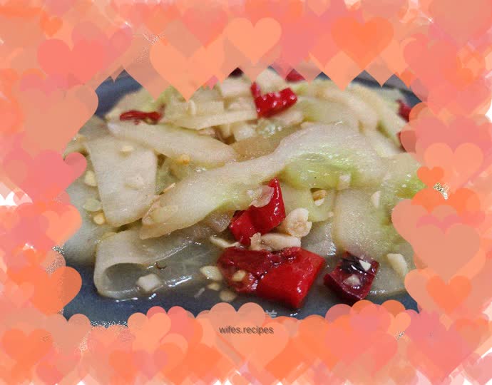 Spicy and sour white cucumber