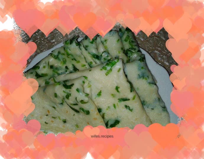 Seasonal vegetable pancakes