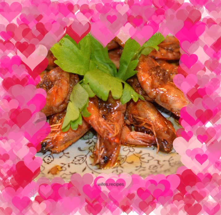 Finger sucking braised shrimp