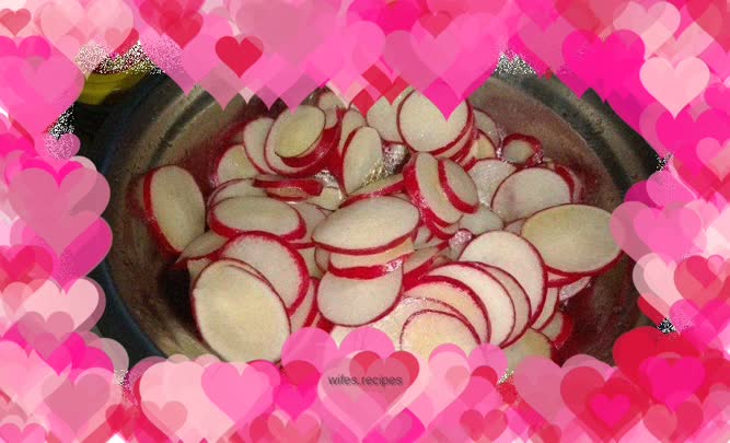 Mixed vegetable with cherry radish