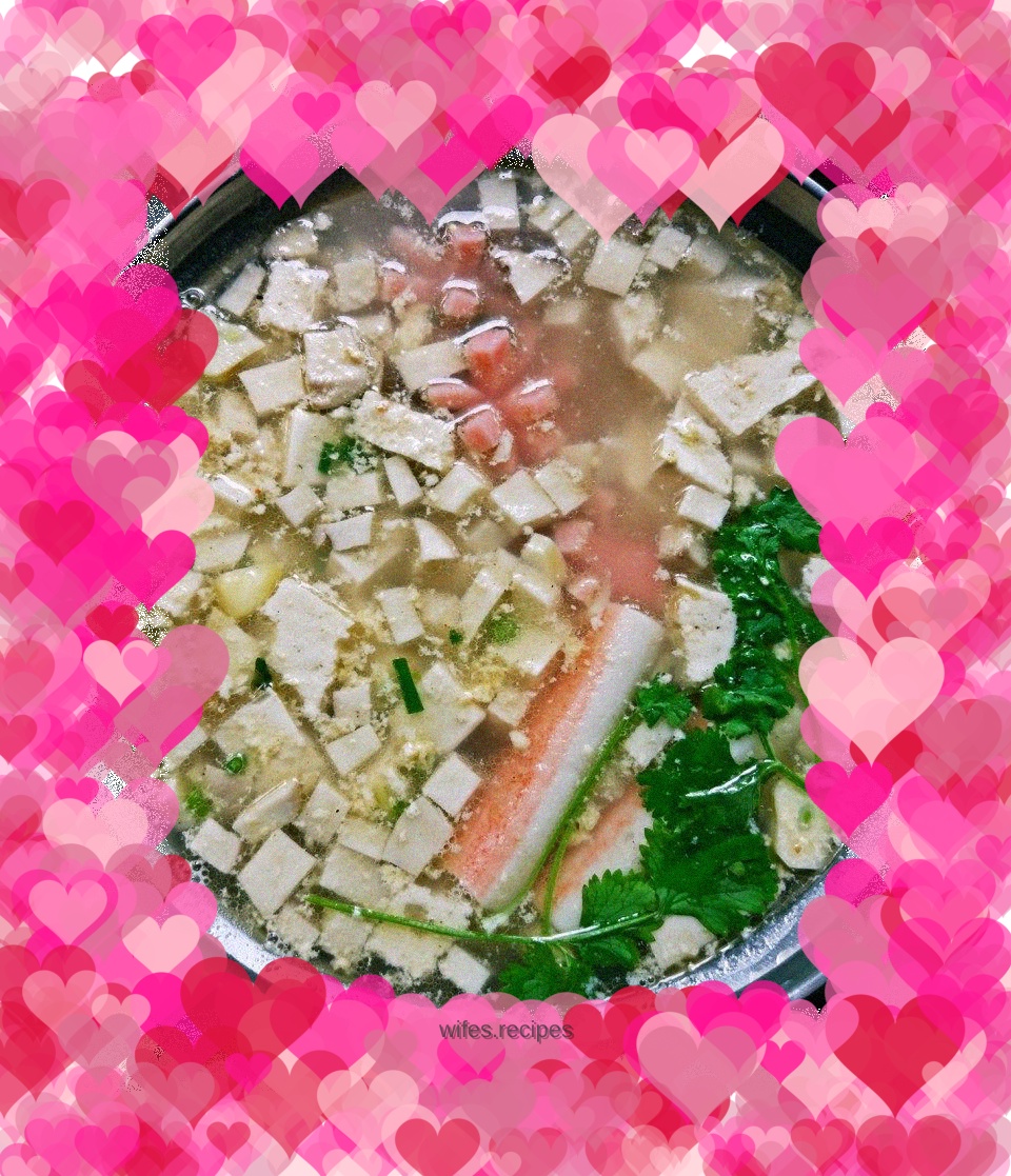 Three Fresh Tofu Soup