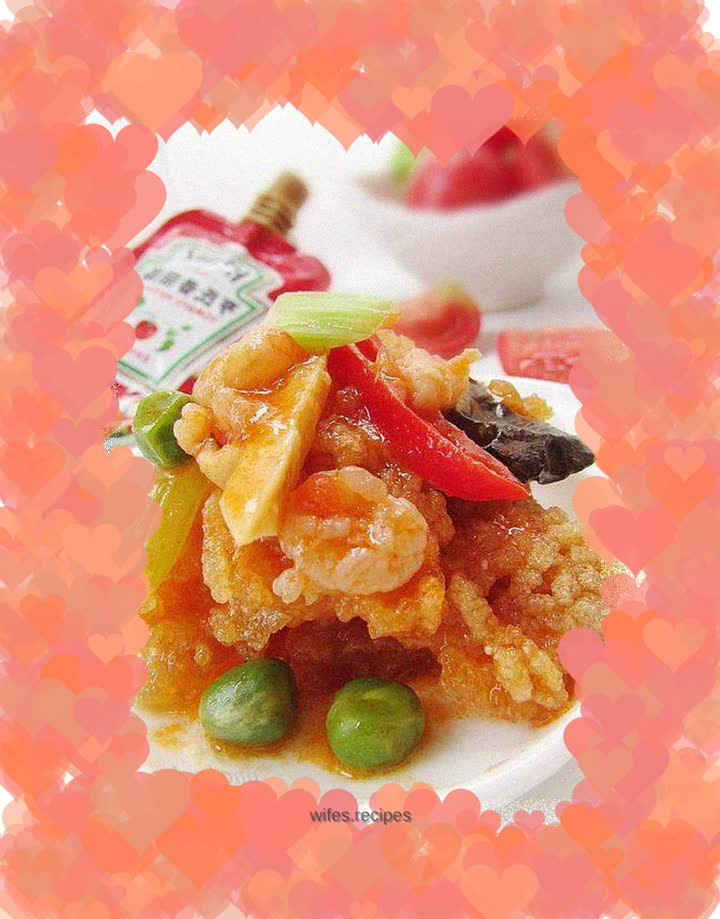 Three Fresh Rice Crispy Rice (Wonderful Use of Leftover Rice)