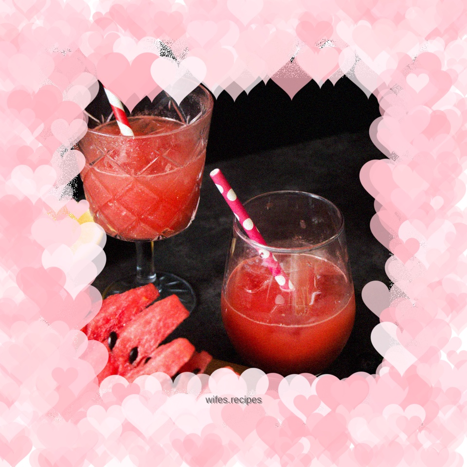 Drink up the super refreshing watermelon lemon juice