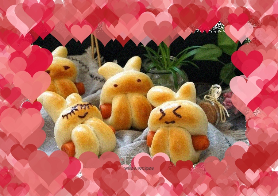 Rabbit sausage buns