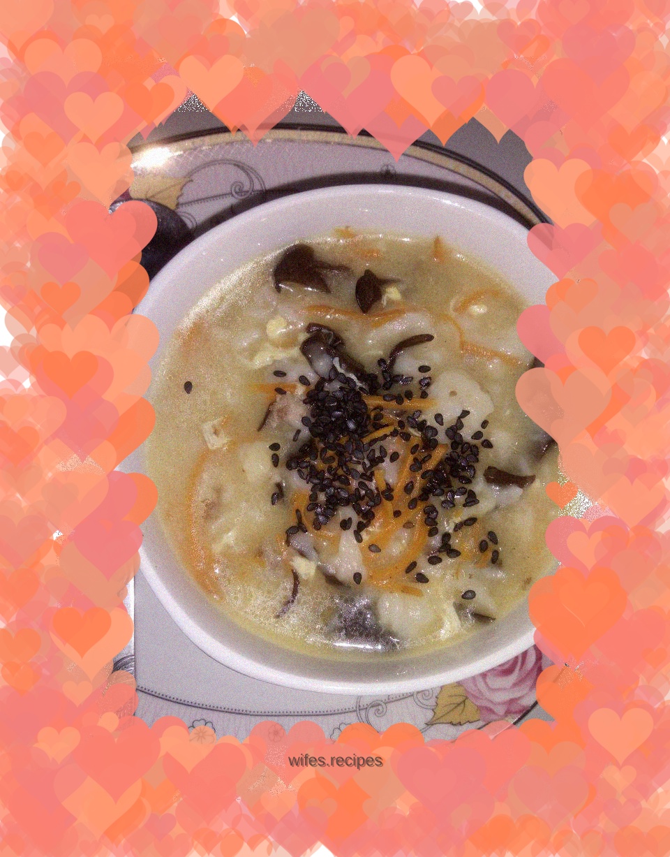 Carrot and Fungus Pimple Soup