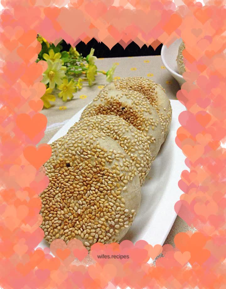 Salt and pepper sesame pancakes