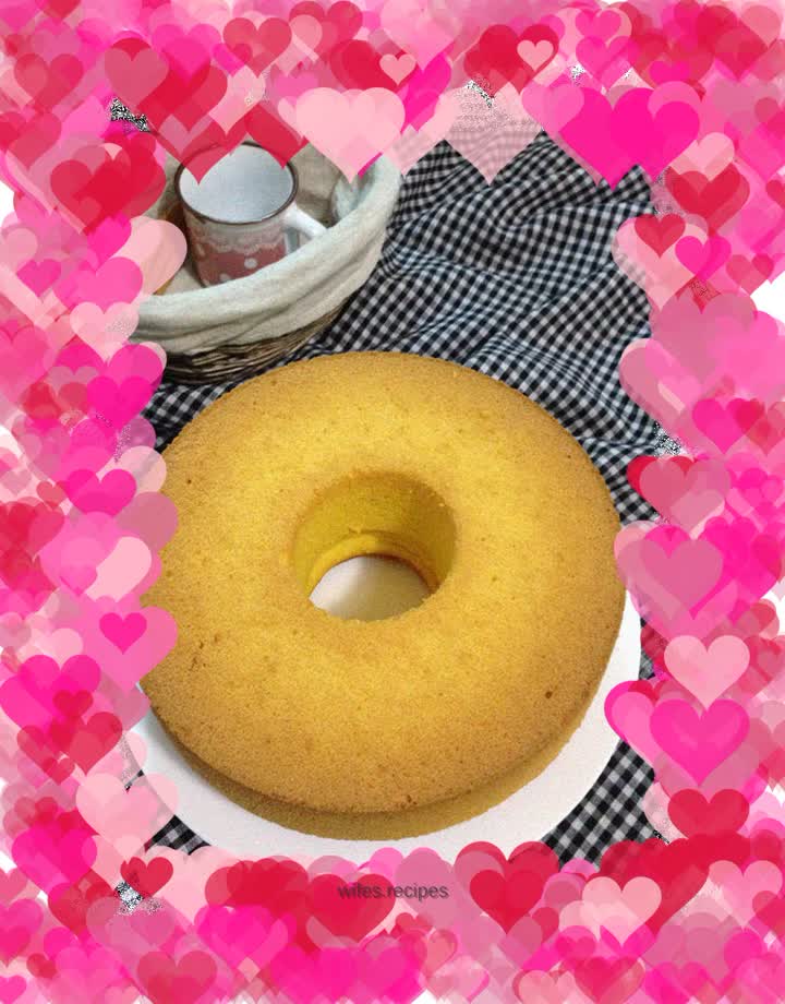 Pumpkin chiffon - attractive golden cake