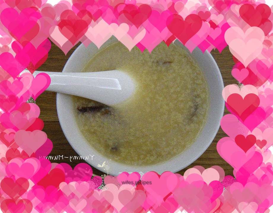 My post-cesarean section food DAY1-Porridge with tangerine peel, rice, millet and minced meat