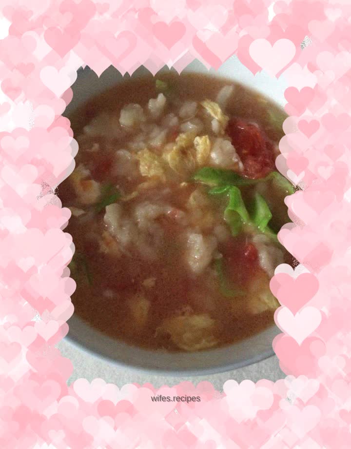 Tomato and Egg Pimple Soup