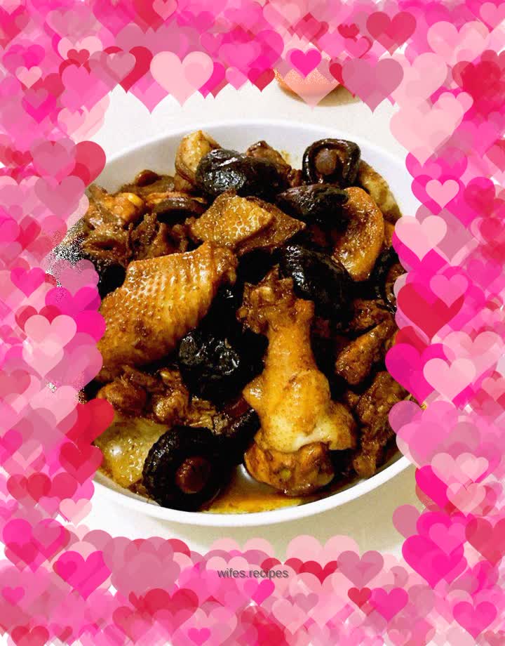 Braised Chicken with Mushrooms