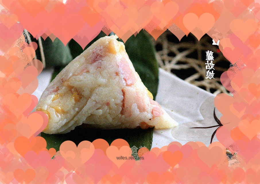 Chickpea and bacon rice dumplings