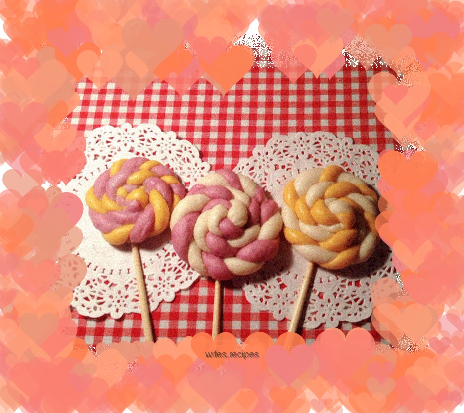 Lollipop steamed buns