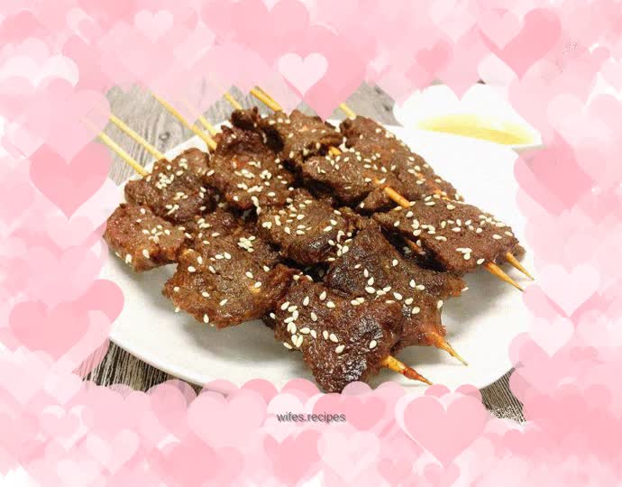 Grilled Shacha Beef Skewers