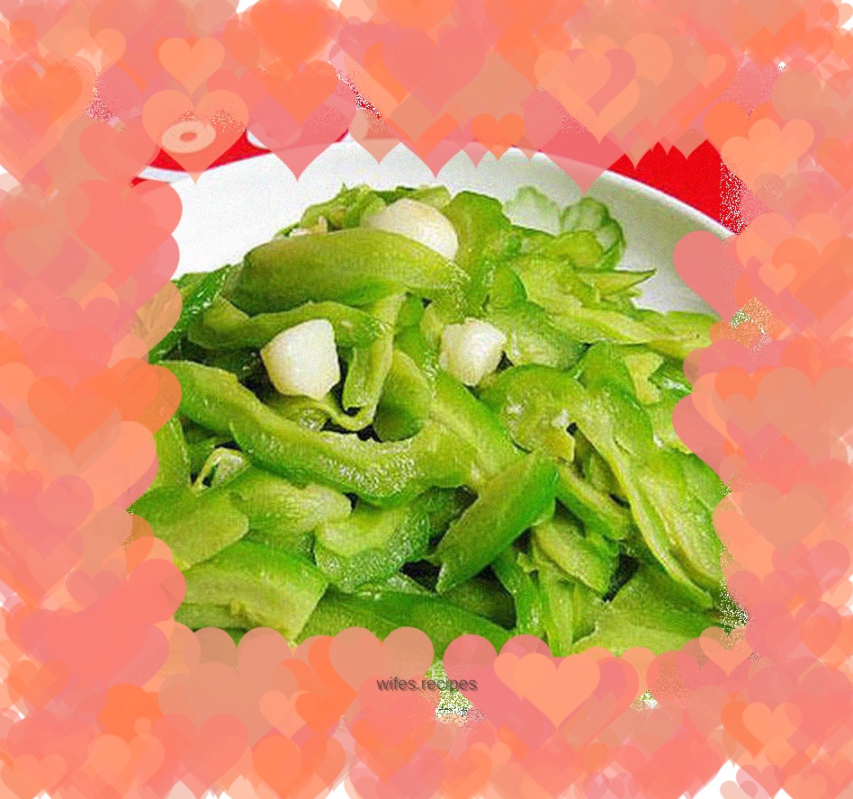 Fried bitter gourd