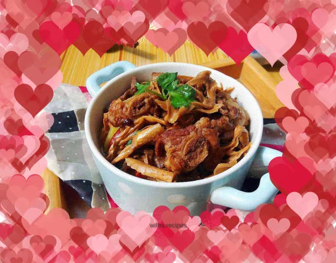 Braised Pork Ribs with Dried Bamboo Shoots