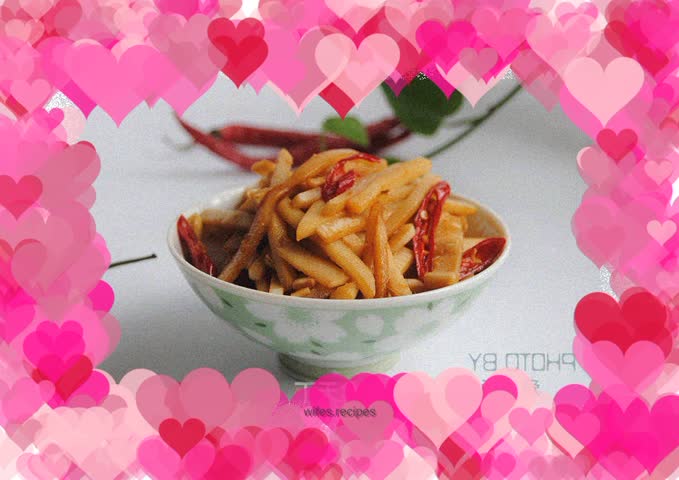 Hot and sour bamboo shoots