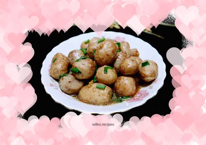 Braised taro
