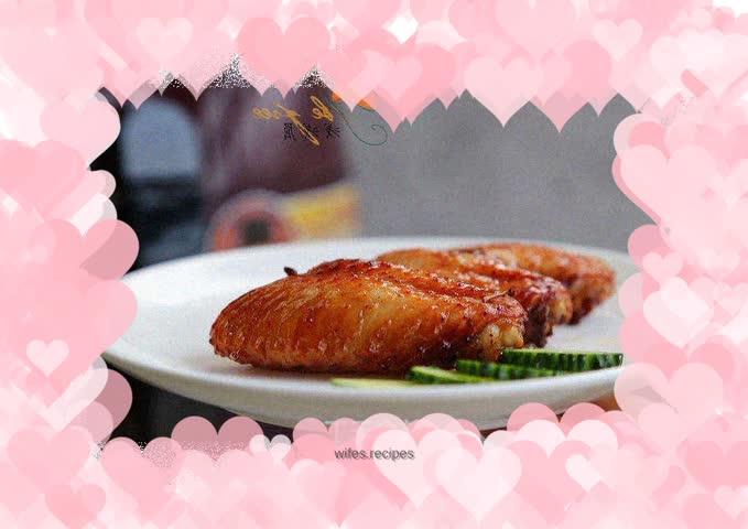 Air fryer version of Honey Chicken Wings