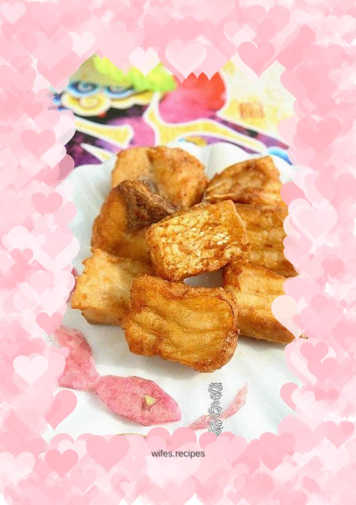 Fried fish nuggets