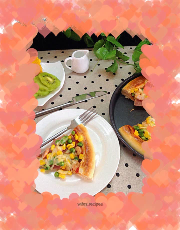 Shrimp and Bacon Ranch Pizza