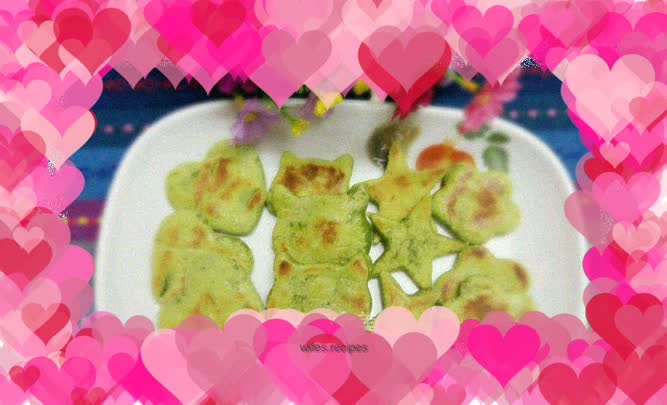 Spinach Butter Cookies