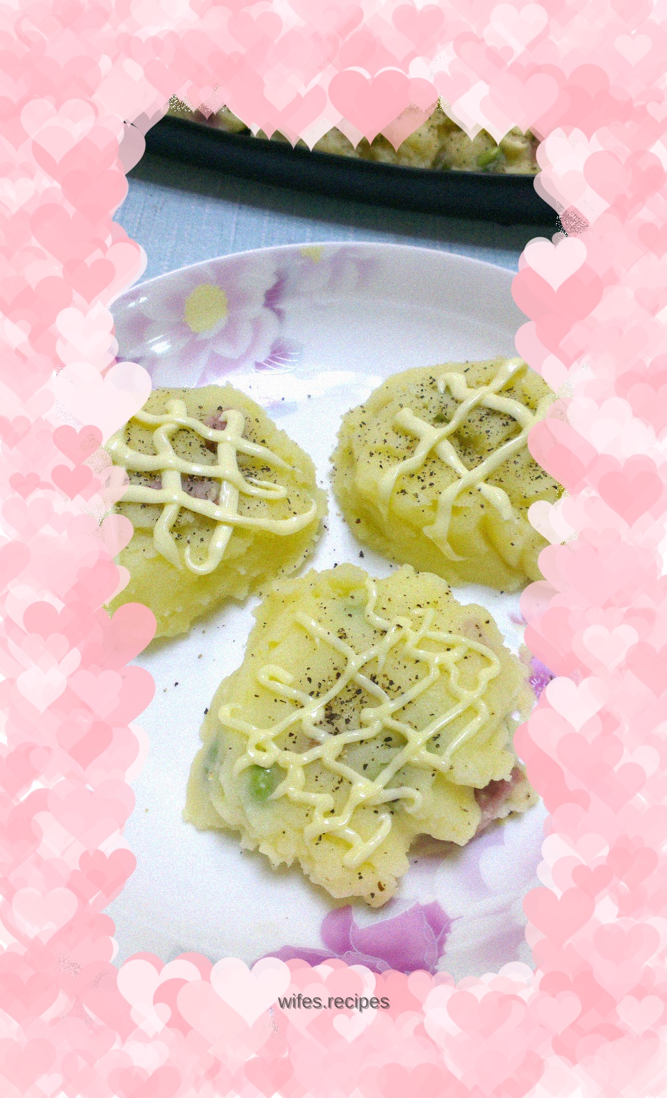 Salad mashed potatoes