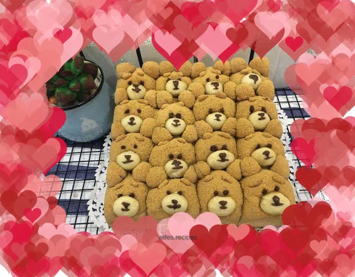 Teddy bear squeeze snack bag