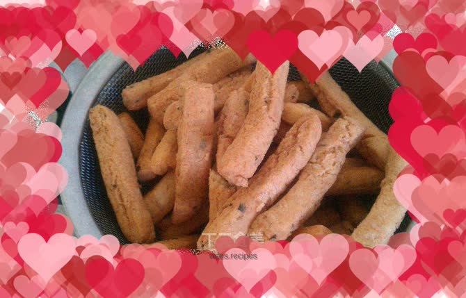 Seaweed finger cookies