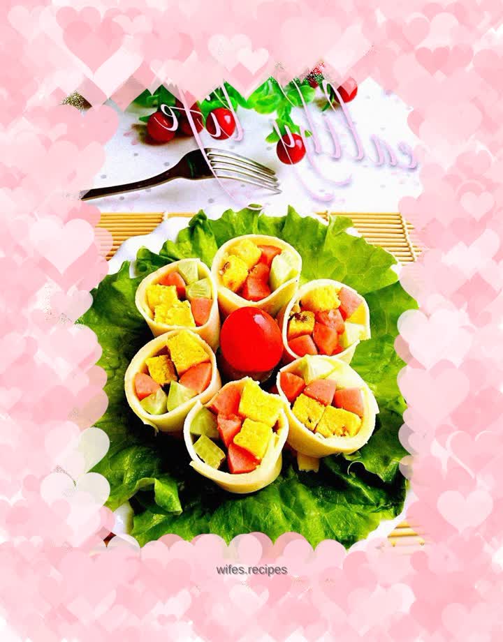 Five Color Toast Crispy Rolls