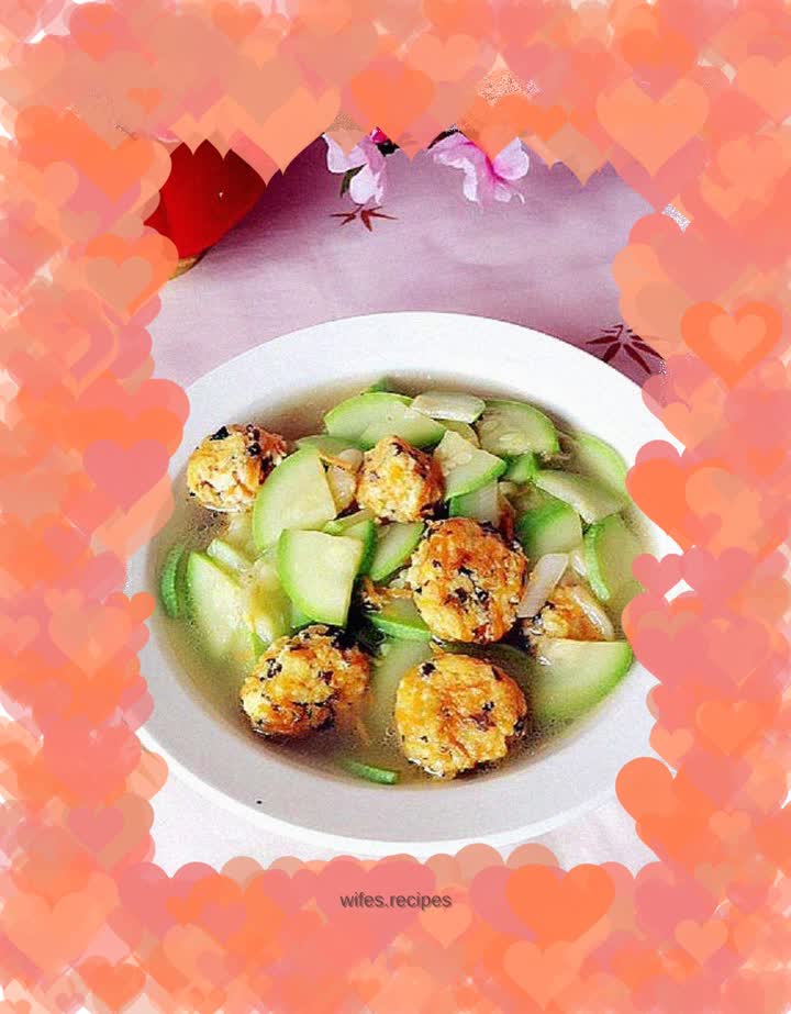 Zucchini Meatball Soup