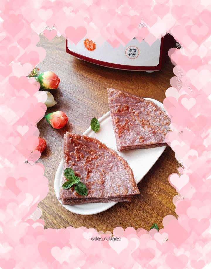Red bean paste milk soft cake