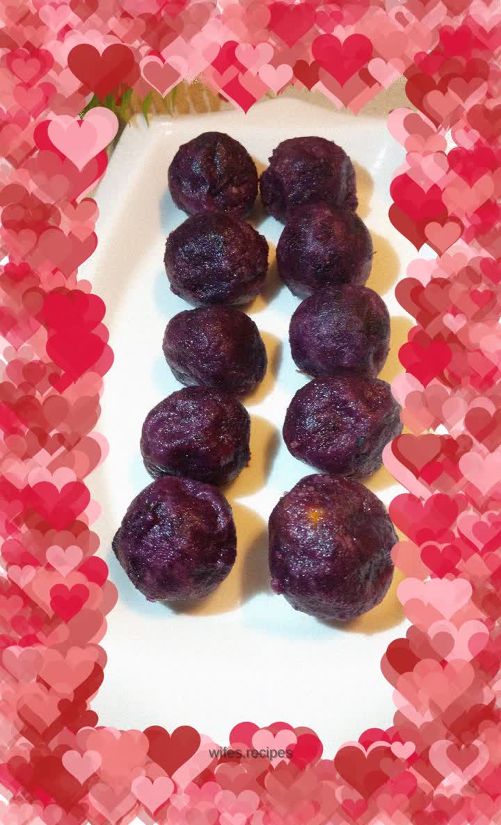 Purple Sweet Potato Balls