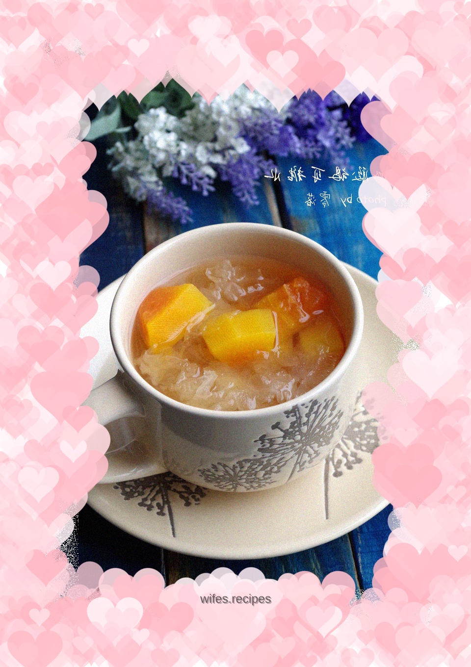 【Beautiful Skin in Winter】Peach Gum and Tremella Sweet Soup