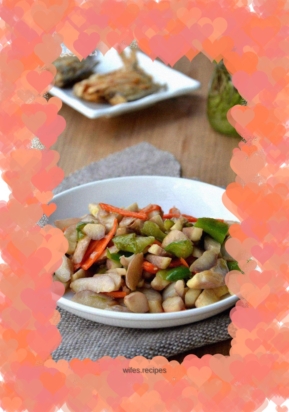 Stir-fried water chestnuts