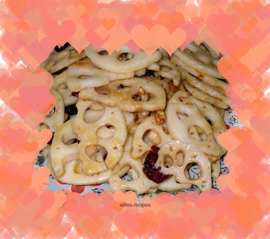 Sweet and sour lotus root