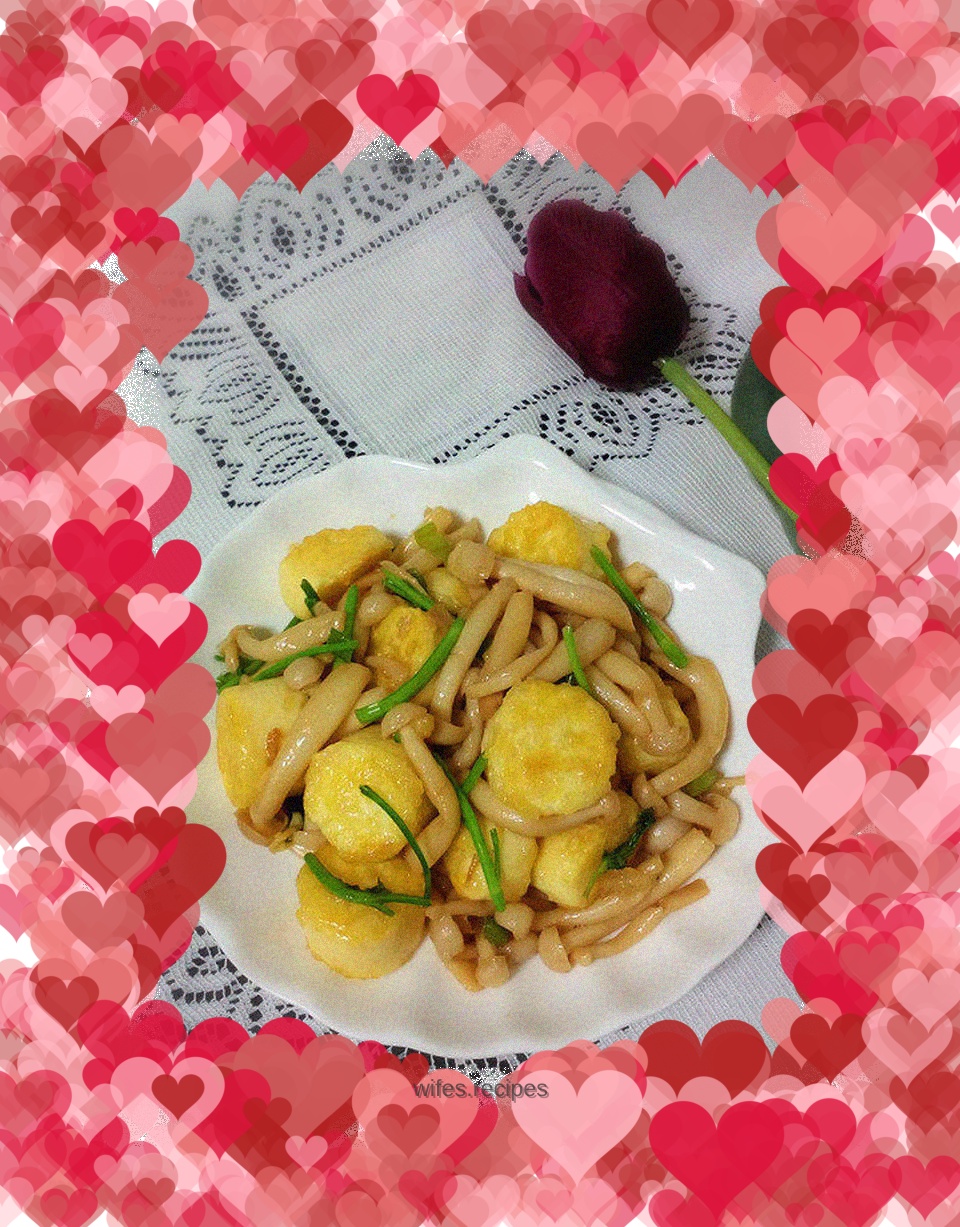 Seafood Mushroom Japanese Tofu