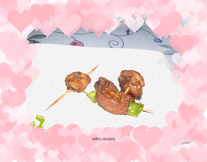 Easy and delicious toothpick meat