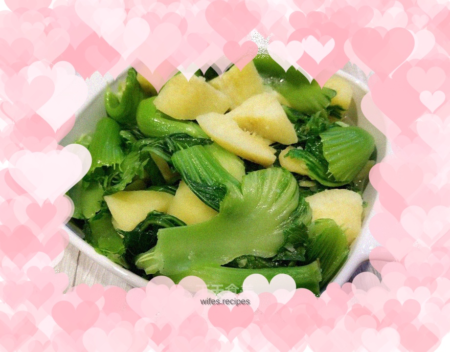 Sweet potato and mustard greens