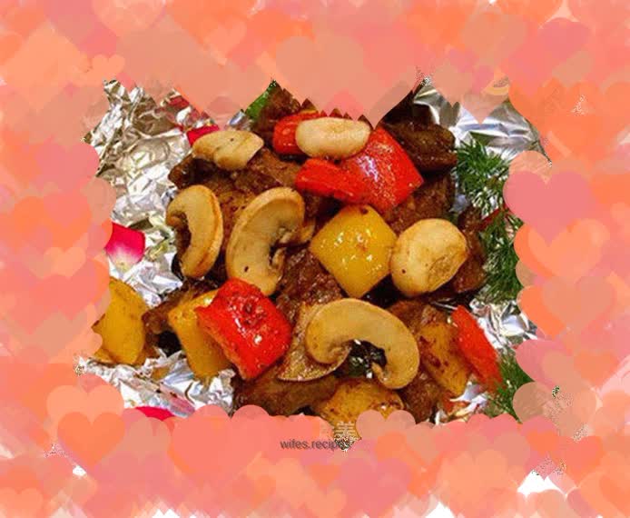 The classy 【Angus beef cubes with garlic】