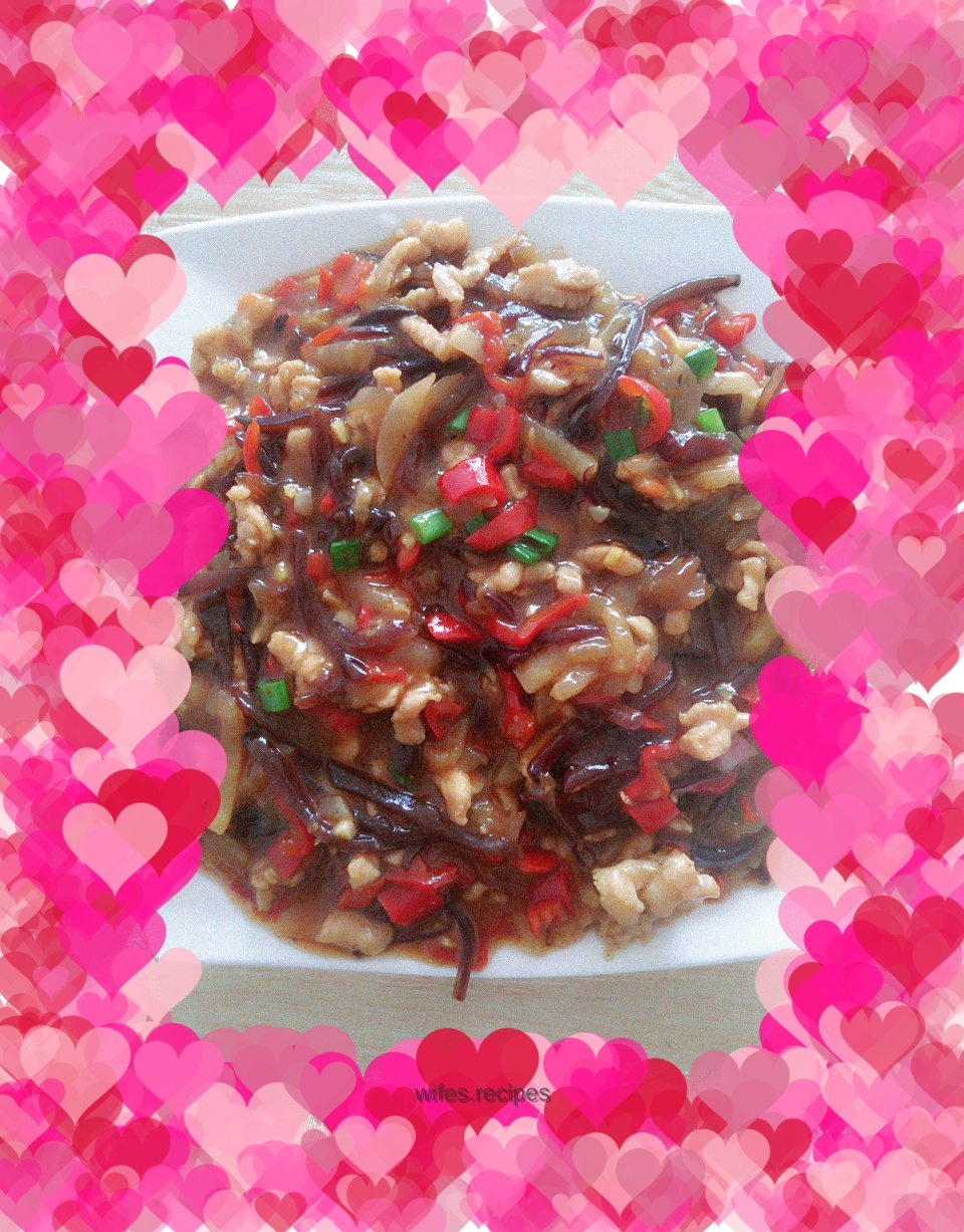 Fish-flavored shredded pork