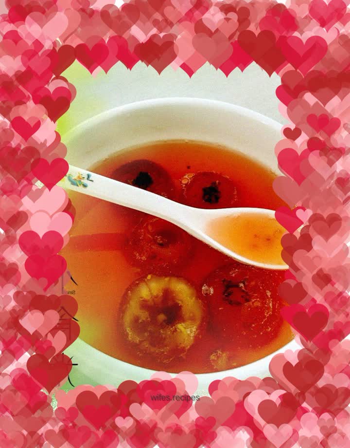 Homemade canned hawthorn