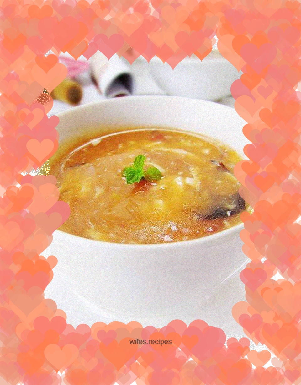 Seafood hot and sour soup