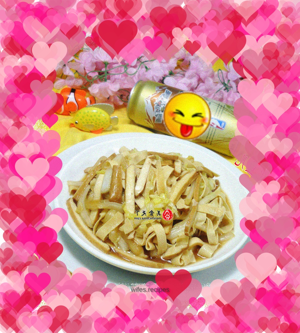 Thousand pieces of stir-fried cabbage with fragrant aroma