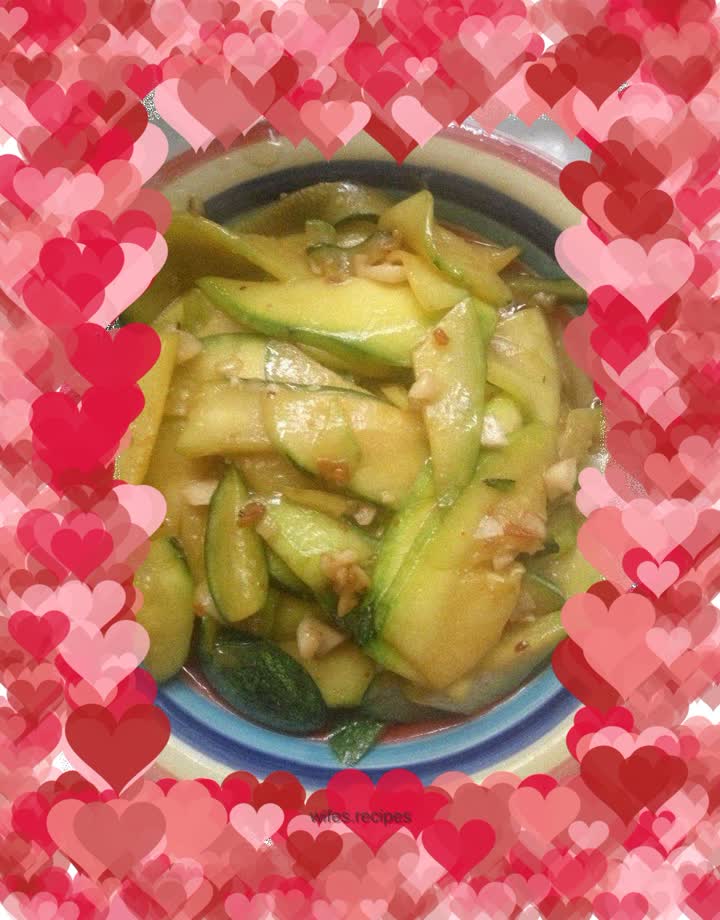 Minced garlic pumpkin