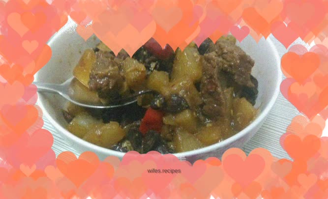 Beef stew with radish